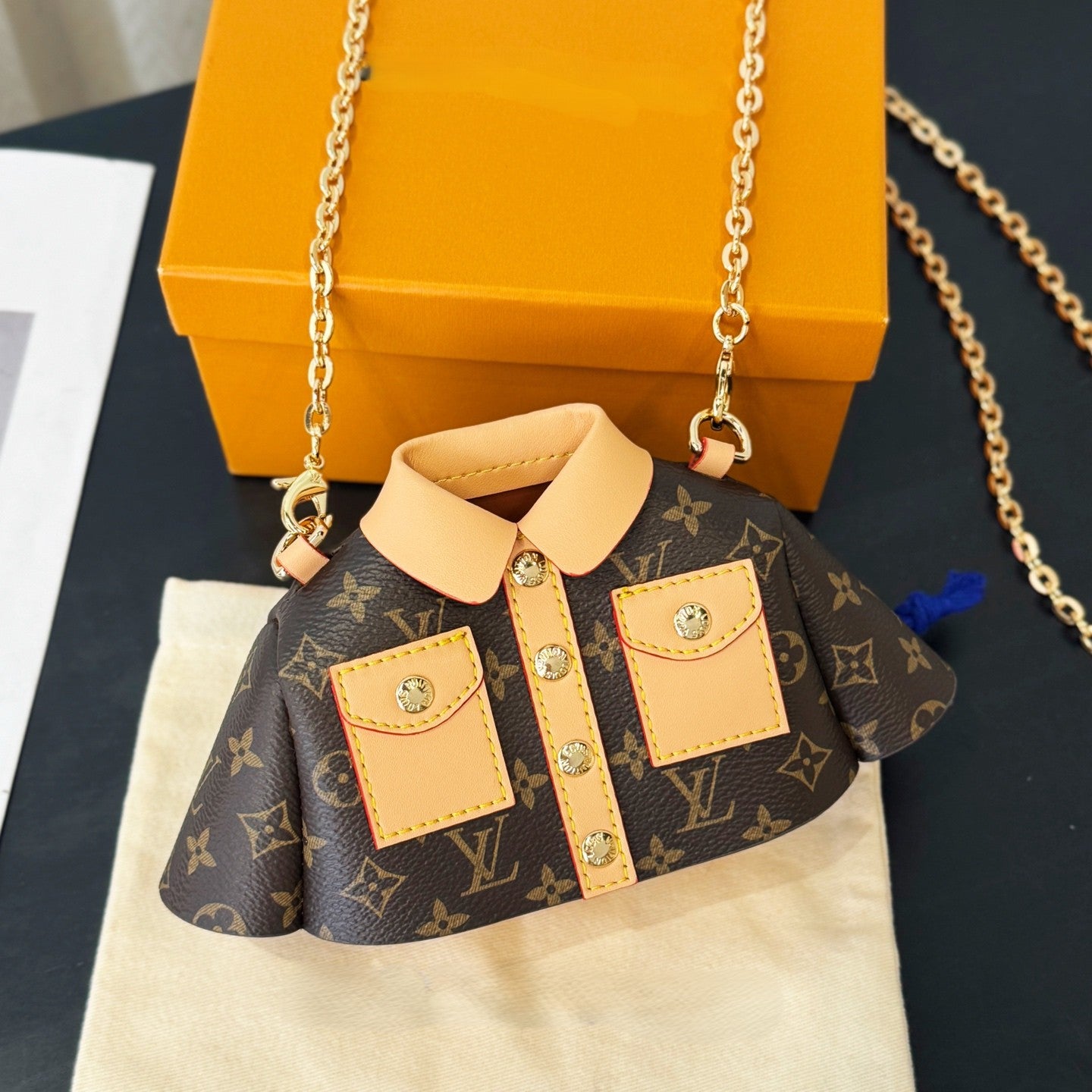 Mini jacket bagcharm