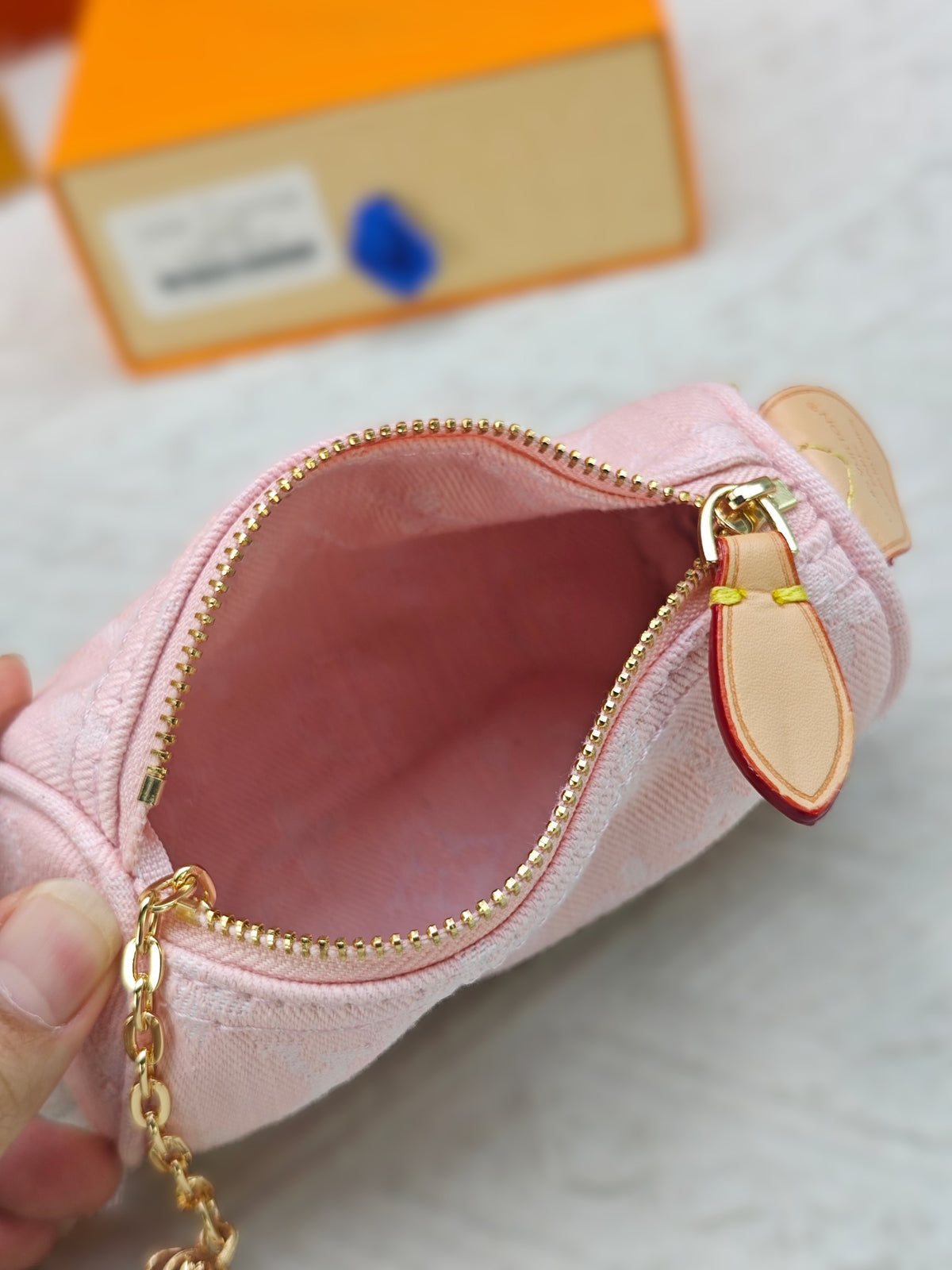Medium Colorful Denim Speedy