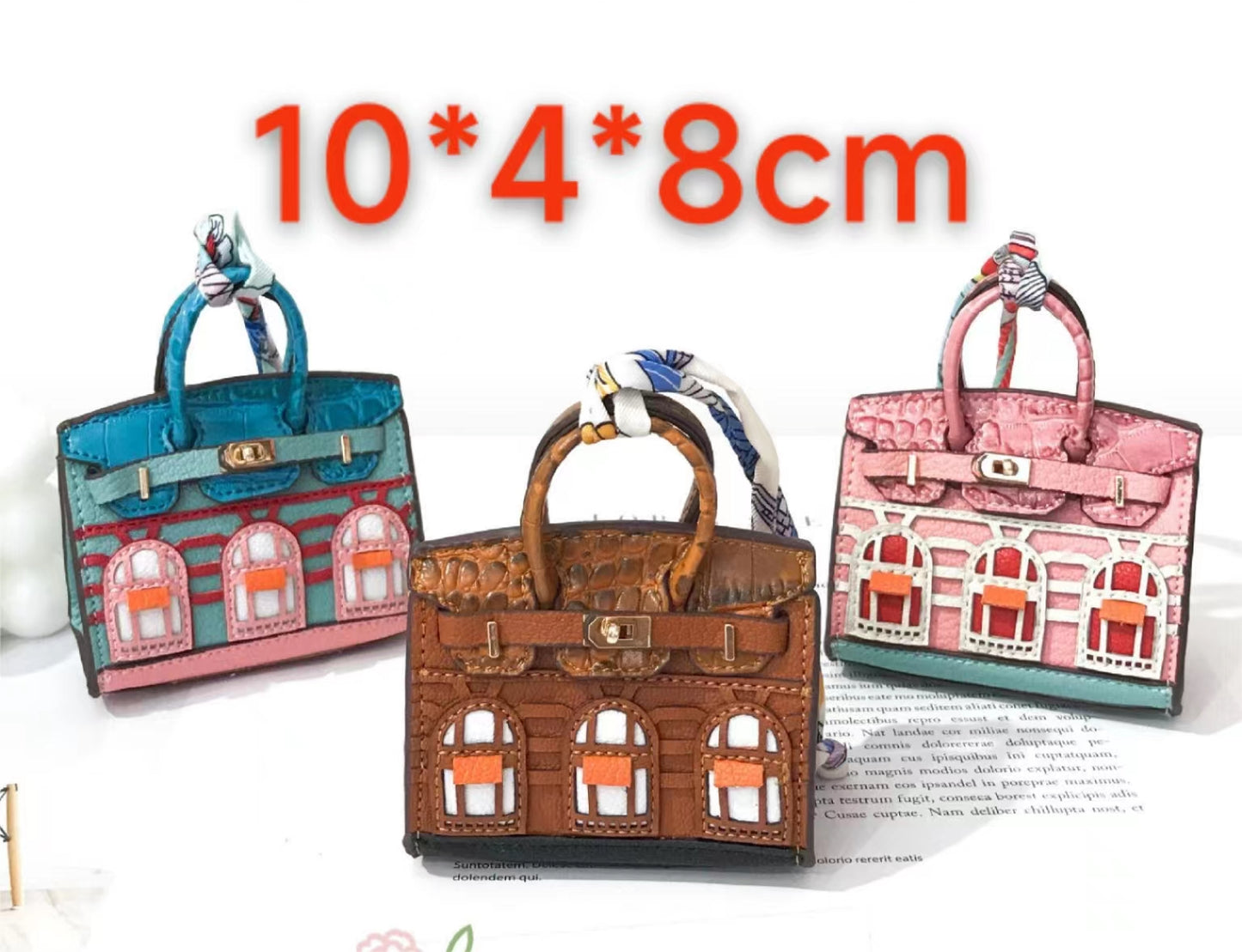 Mini Bags-Little House(CAN OPEN)-Key Chain,Bag Charm,Airpods Case