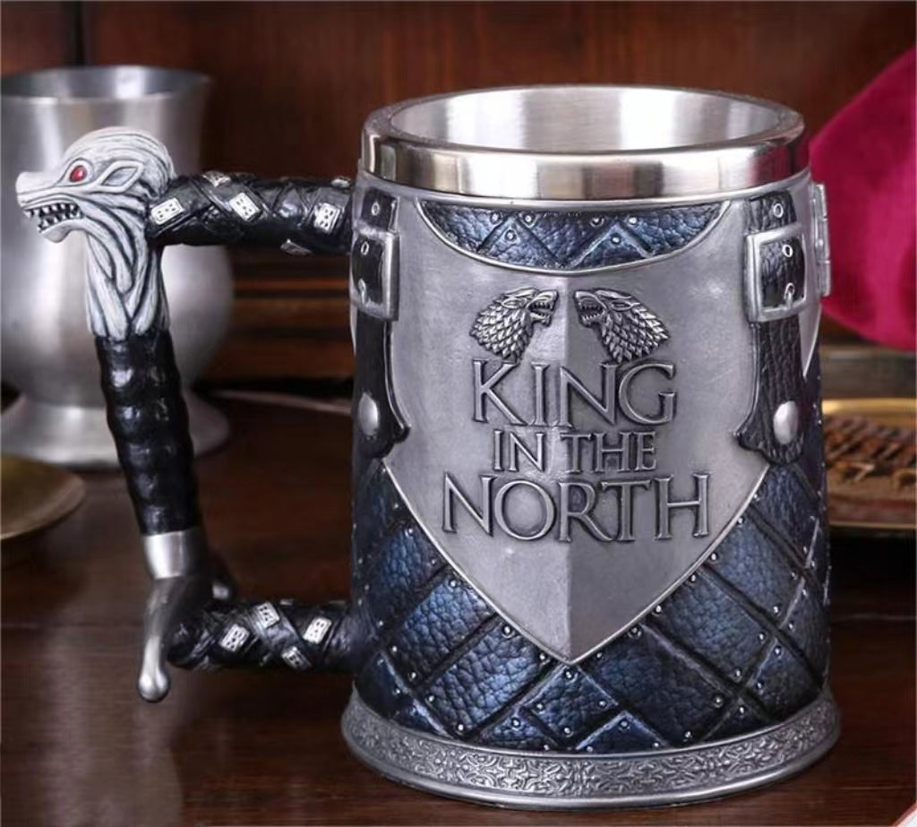 Game of Thrones/House of the Dragon Series Mug Wine Glass Beer Glass Stainless Steel Wine Glass Goblet