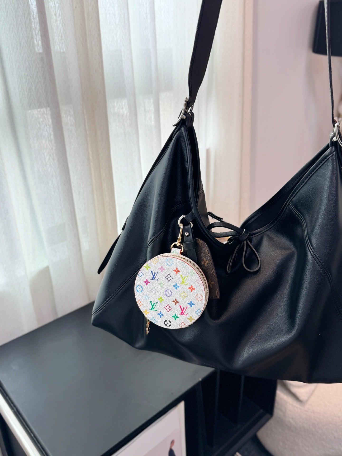 Mini Round Coinpurse Bag Charm