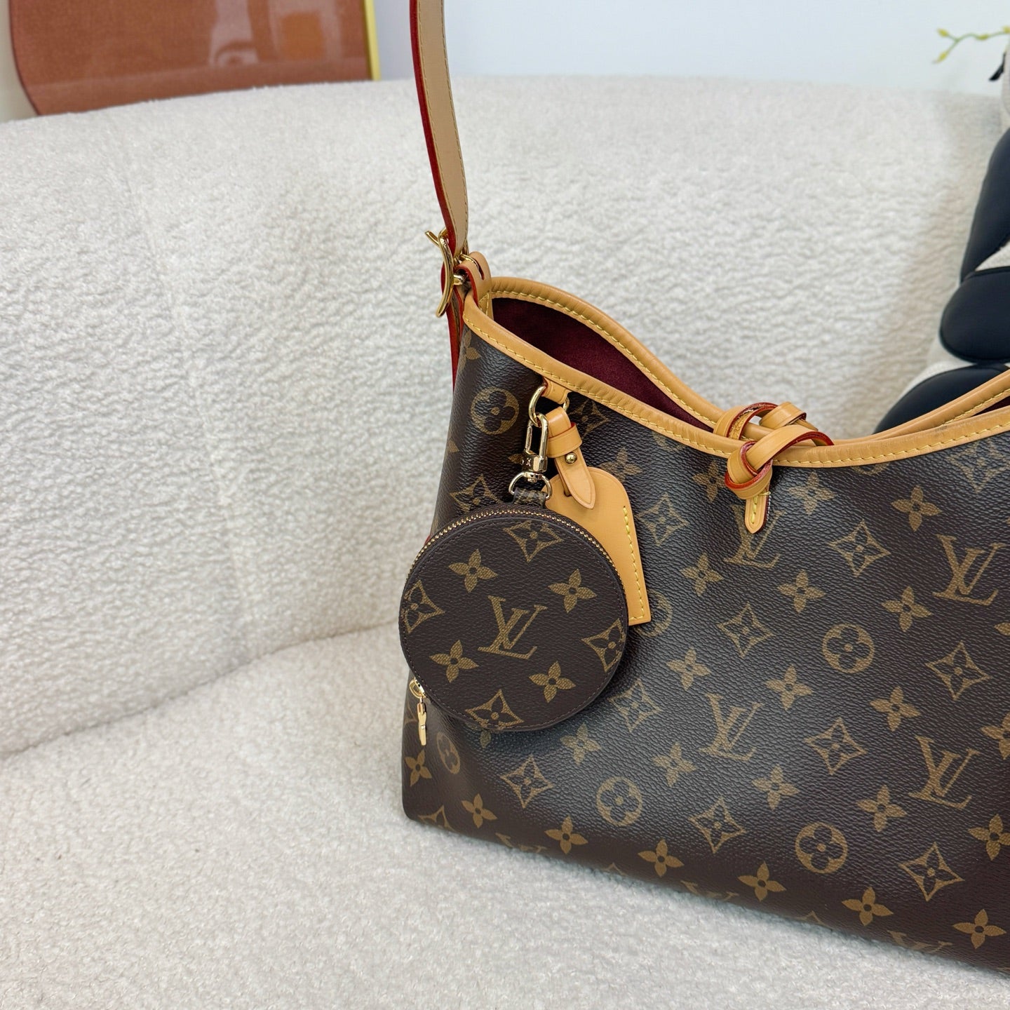 Mini Round Coinpurse Bag Charm