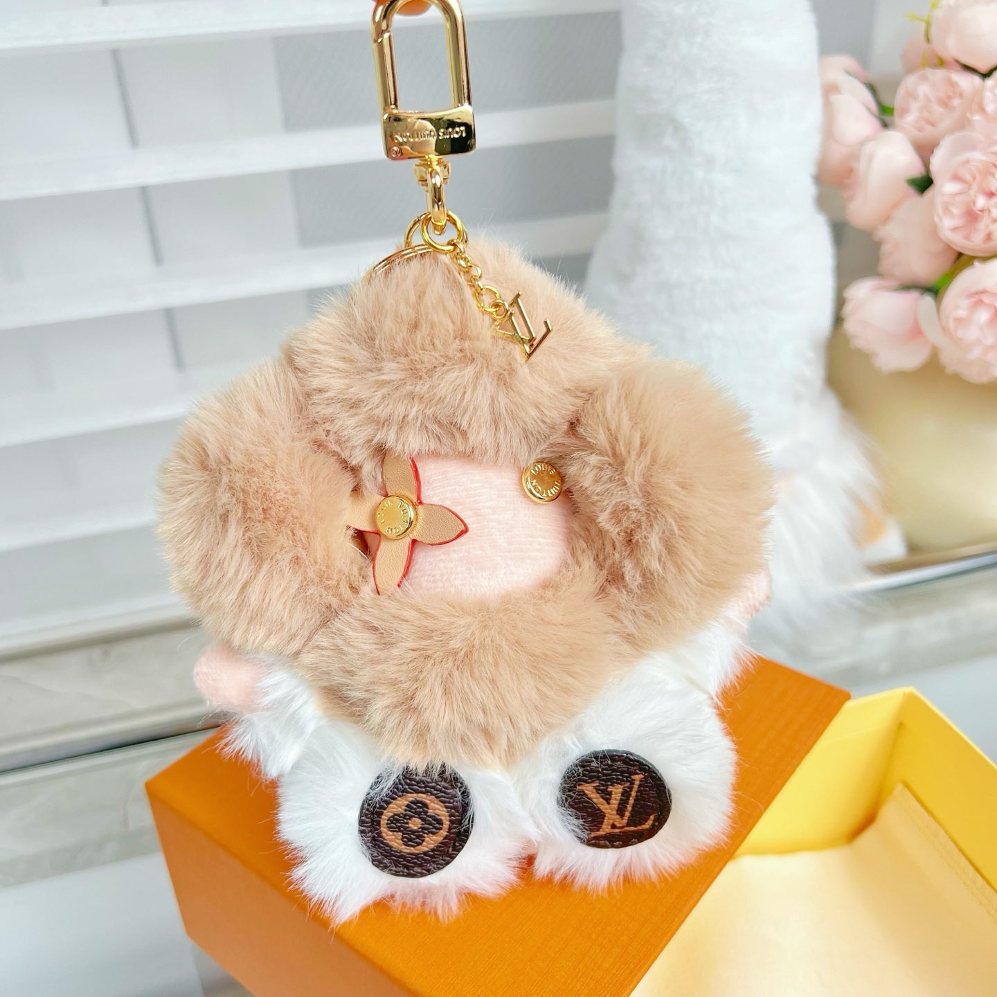 Sunflower Plush Doll bag charm key chain