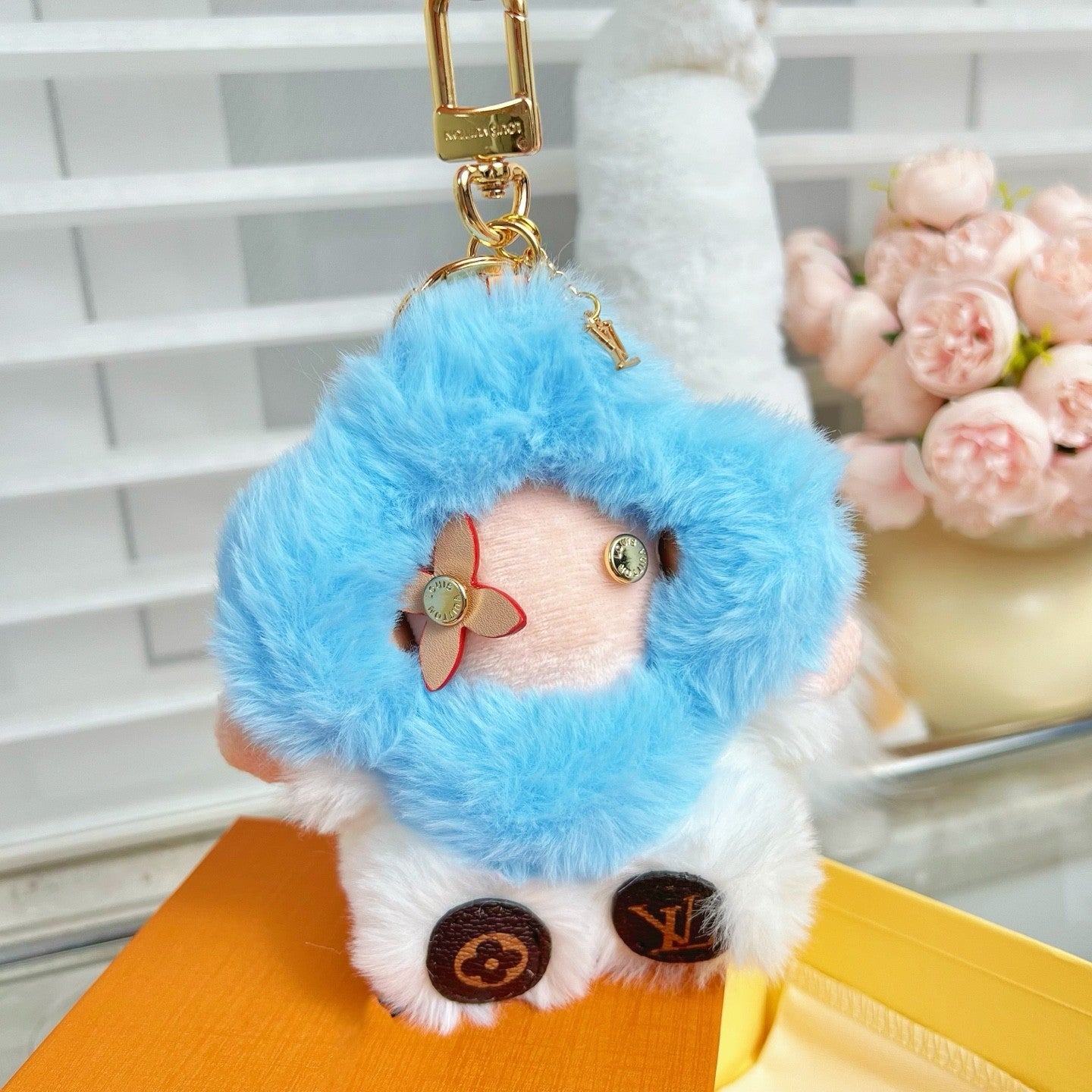 Sunflower Plush Doll bag charm key chain