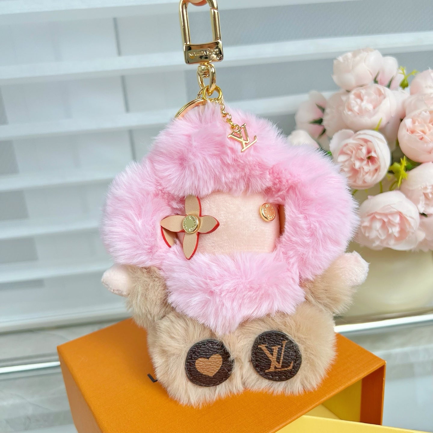 Sunflower Plush Doll bag charm key chain