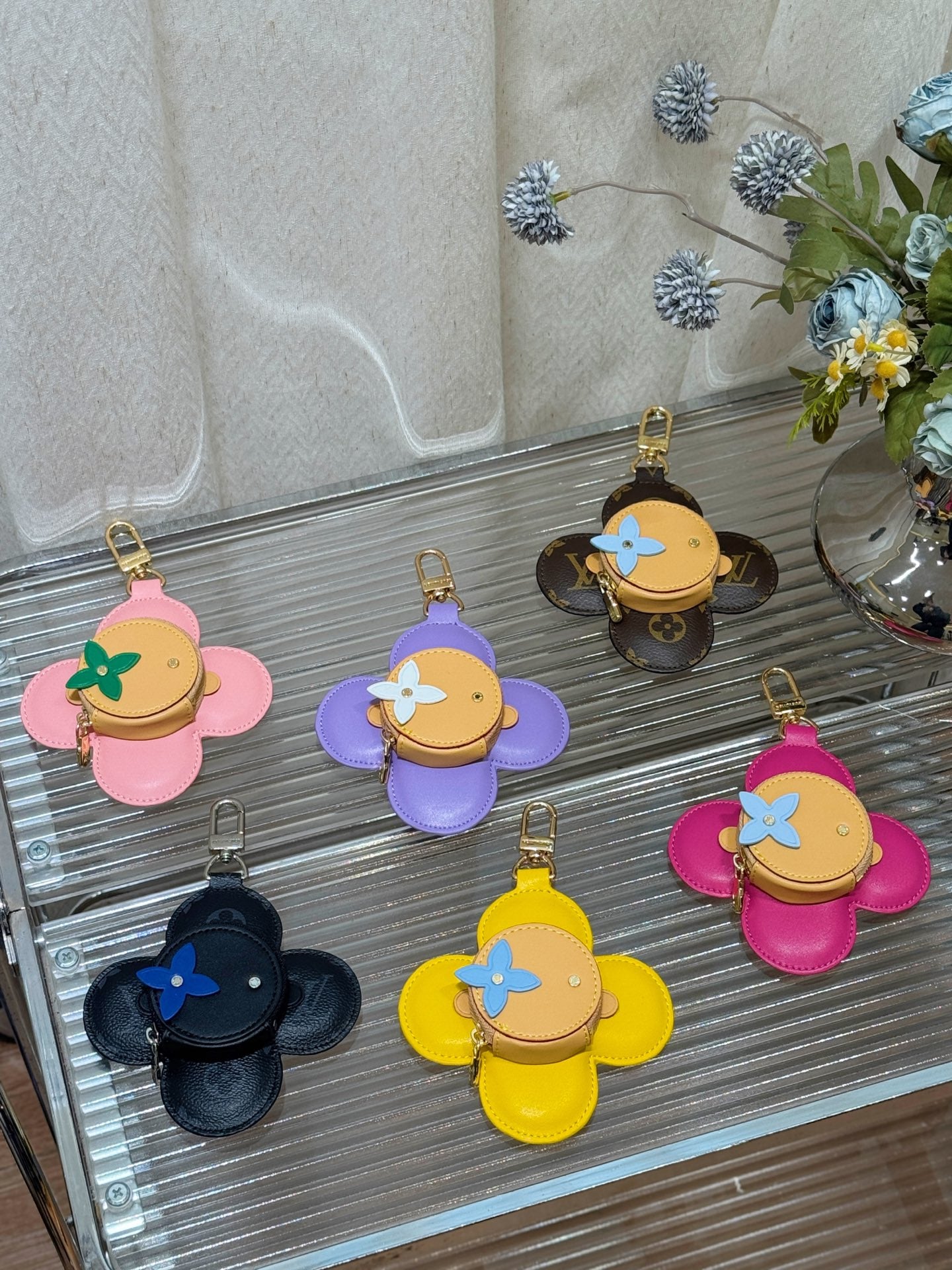 Sunflower bagcharm keychain