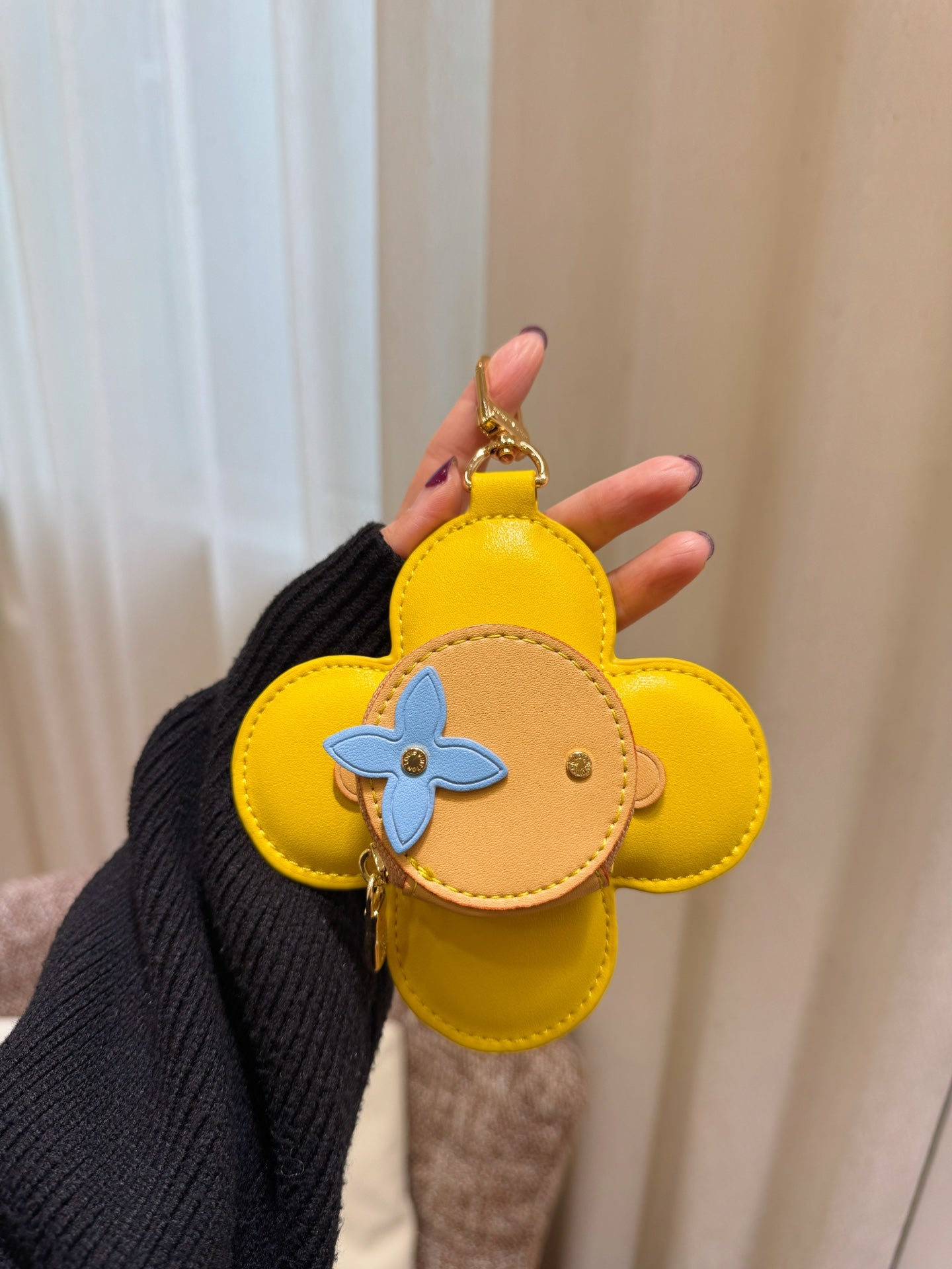 Sunflower bagcharm keychain