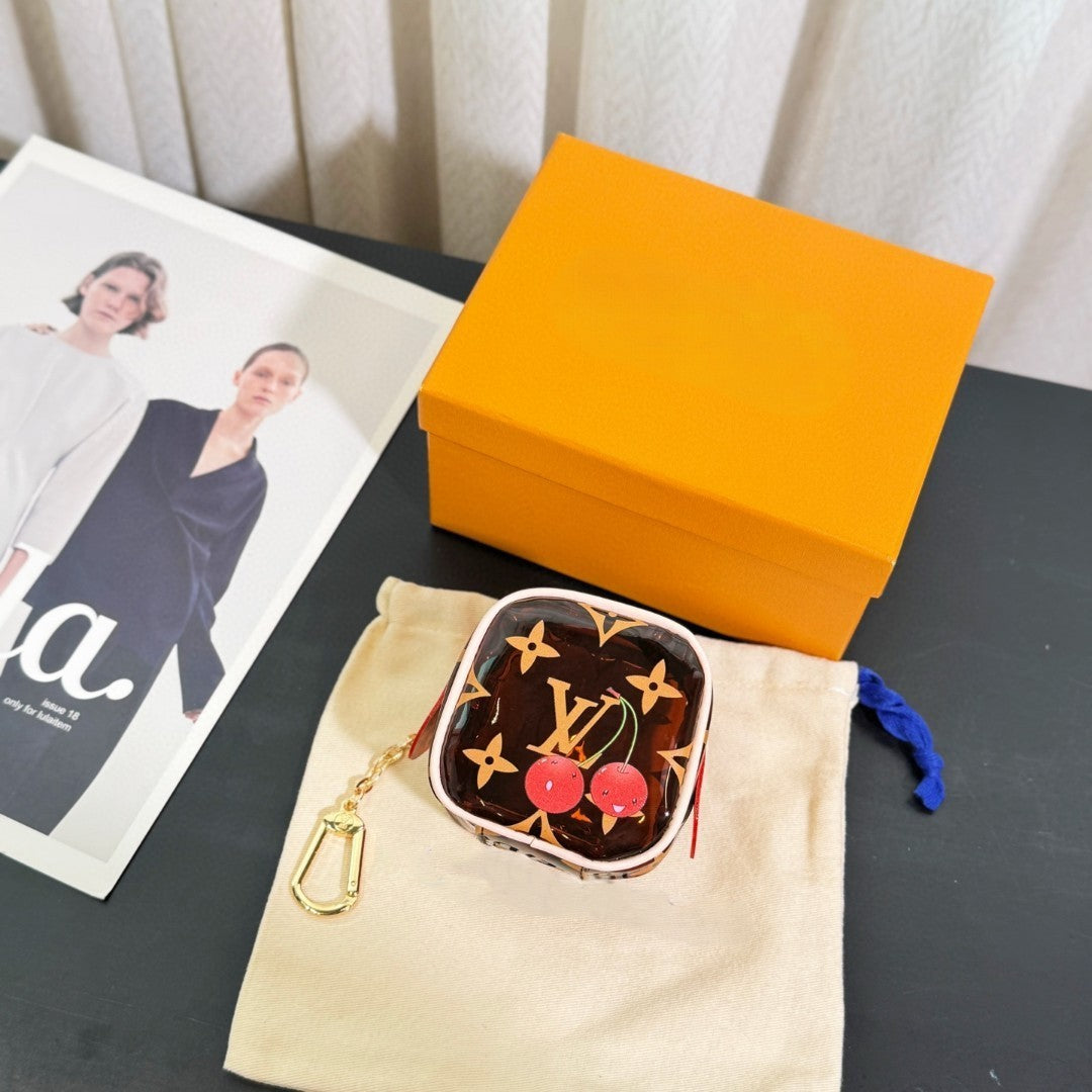 Mini clear cherry bag