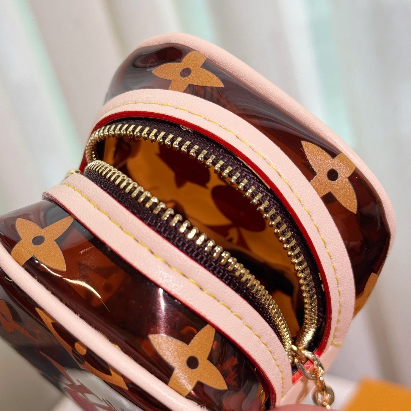 Mini clear cherry bag