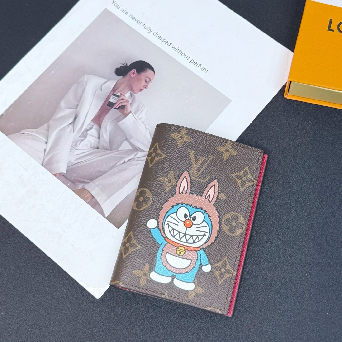 Labubu passport holder