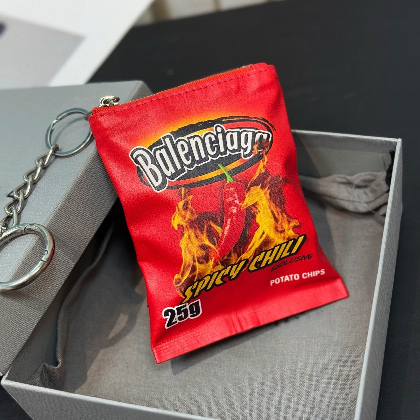Chip bag keychain