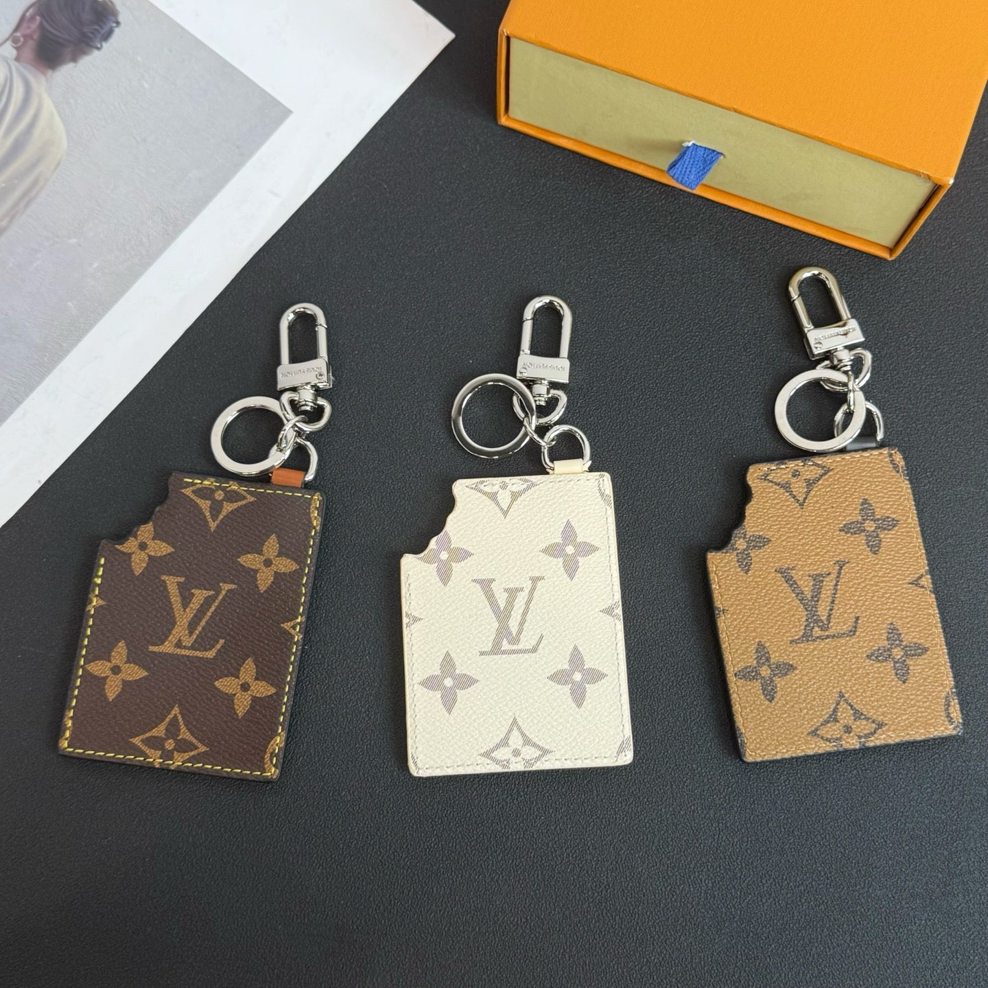 Mini chocolate bar bag charm