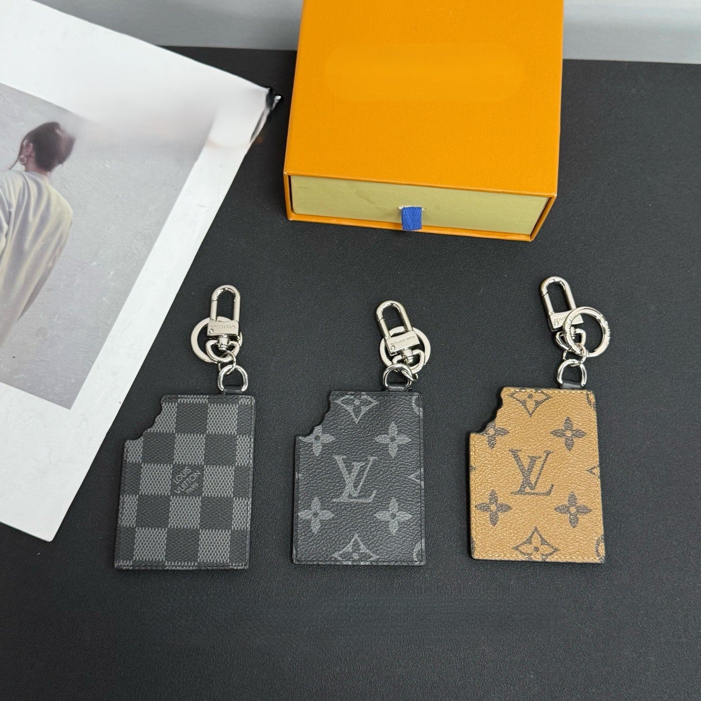 Mini chocolate bar bag charm