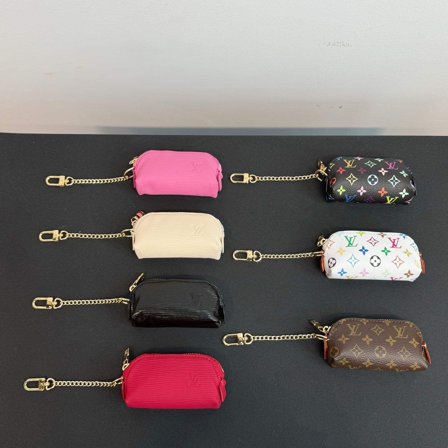 Mini lipstick bag charm