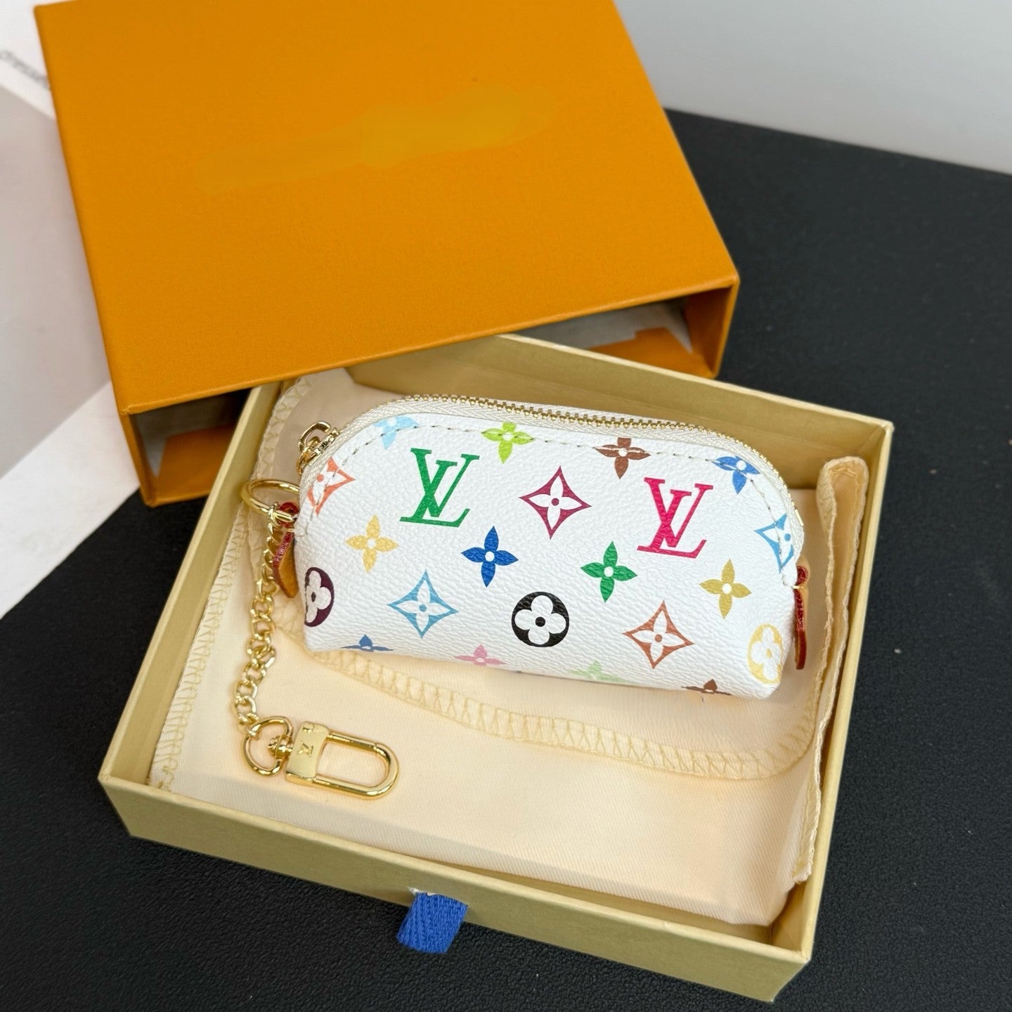 Mini lipstick bag charm