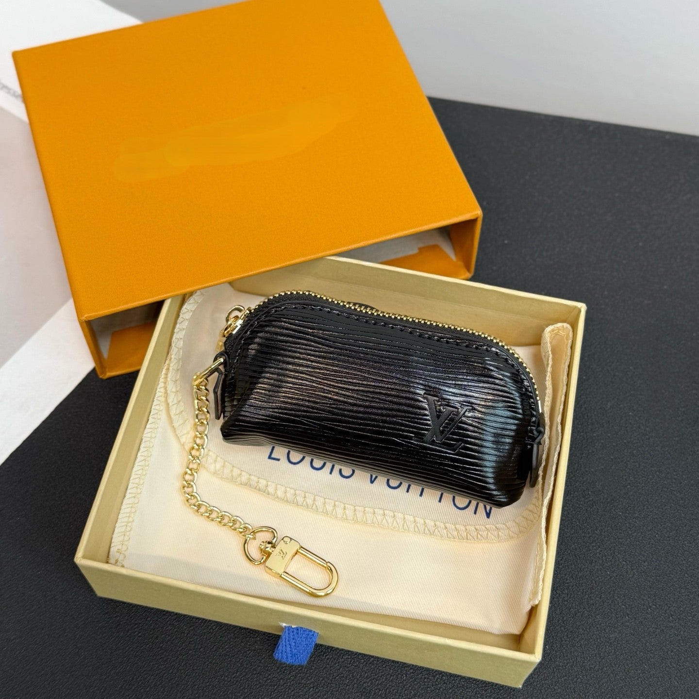 Mini lipstick bag charm