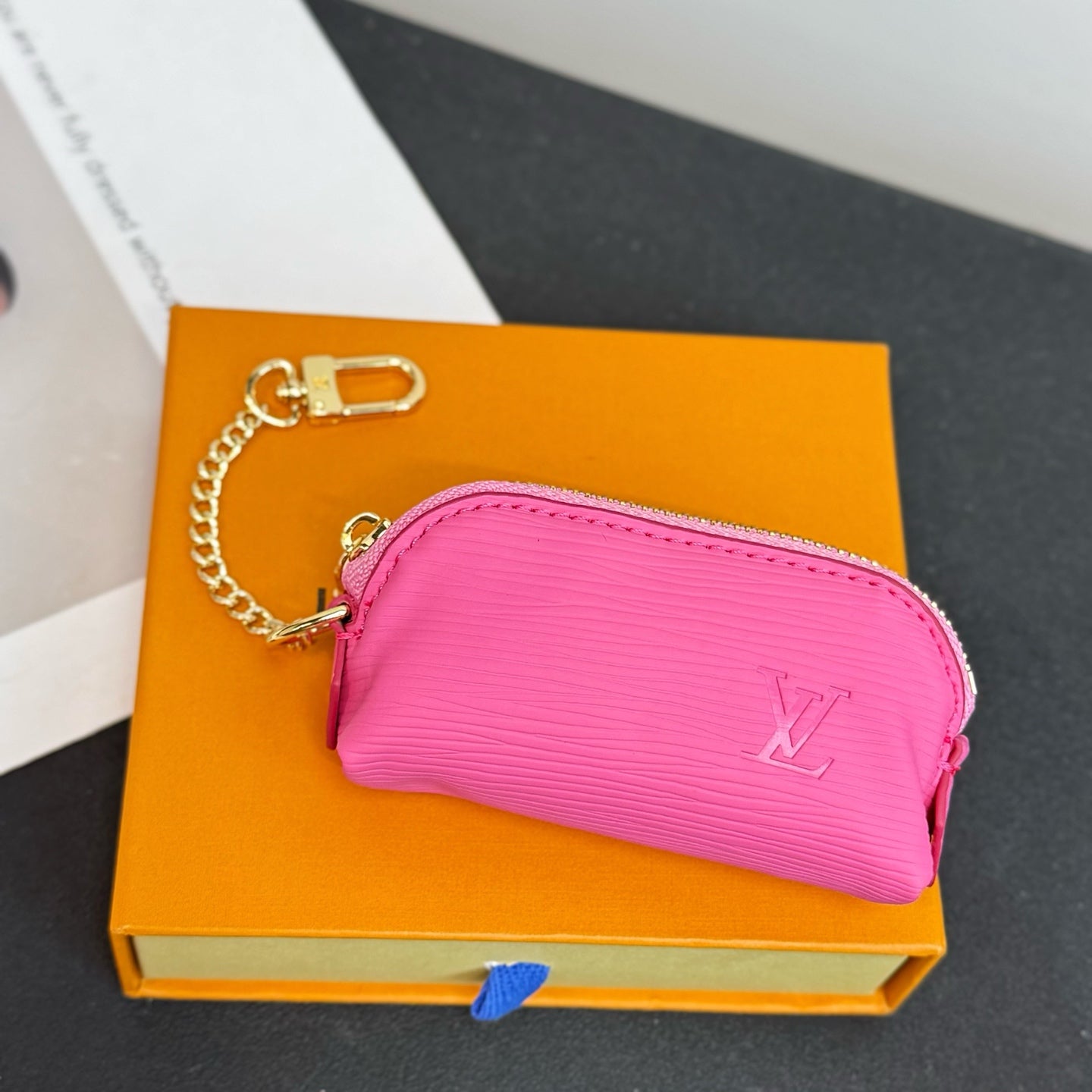 Mini lipstick bag charm