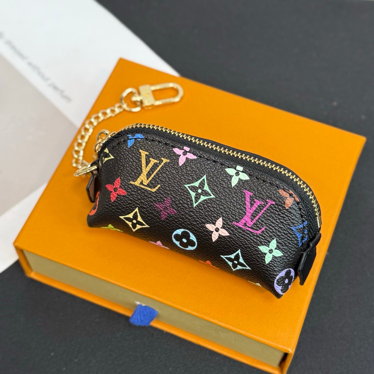 Mini lipstick bag charm