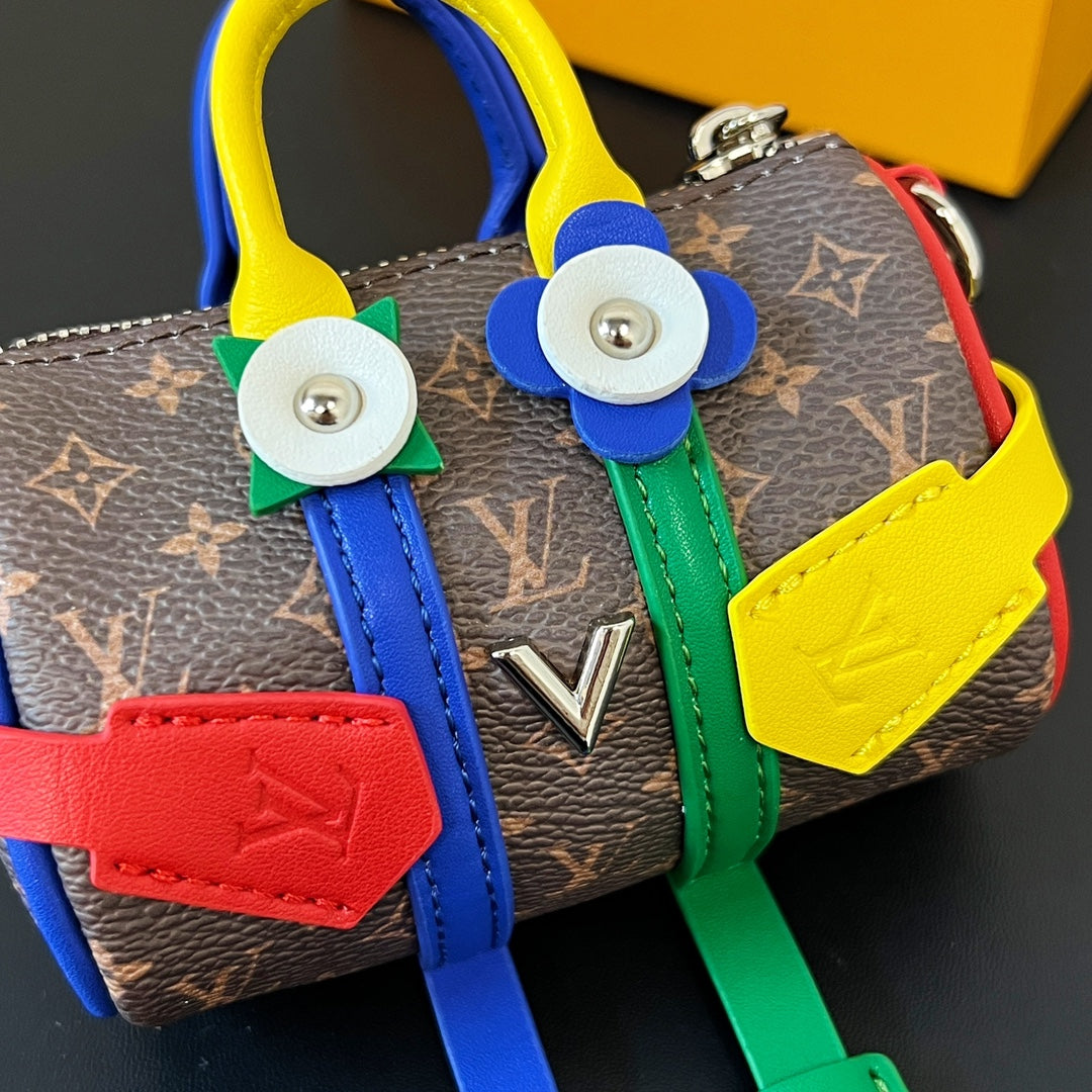 Mini mr trunk & mr keepall bag charm