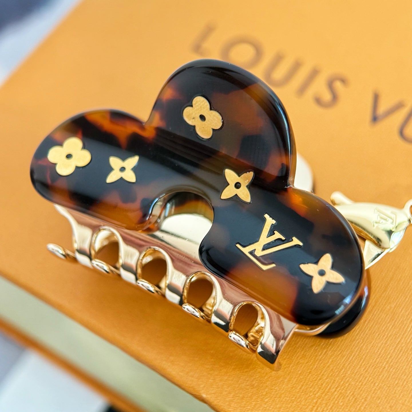 Mini hair clip bag charm