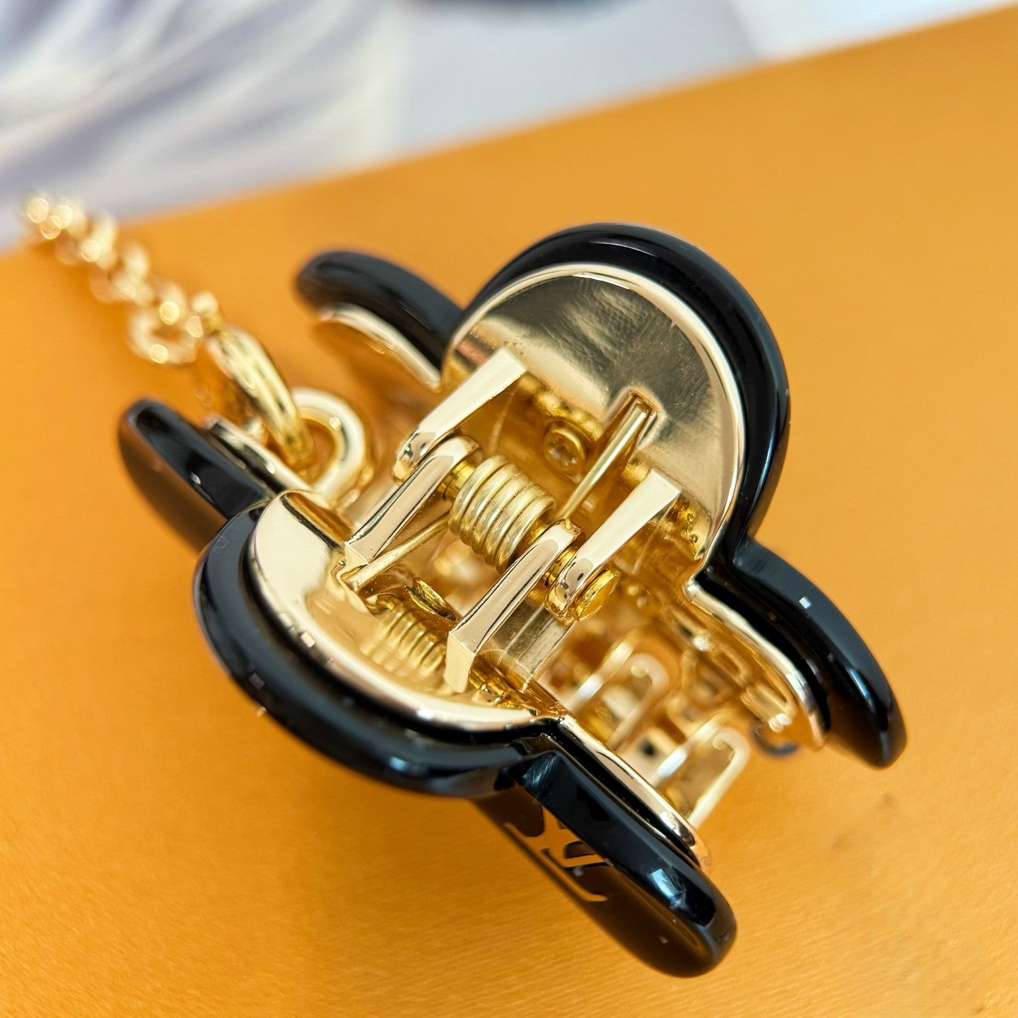 Mini hair clip bag charm