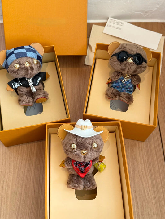 Bear dull bag charm