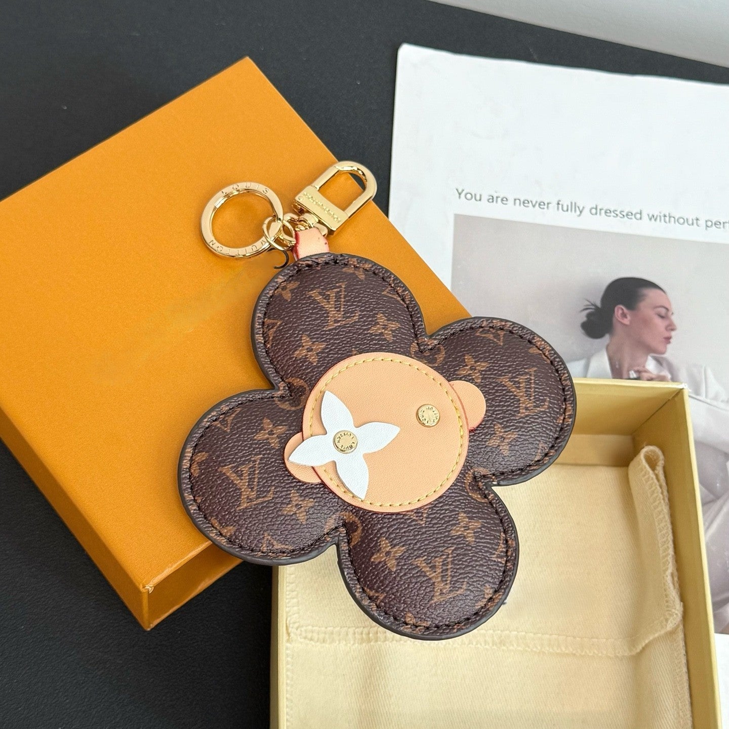 Mini sunflower bagcharm