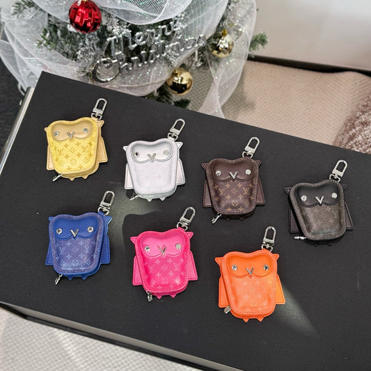 Mini owl bag charm