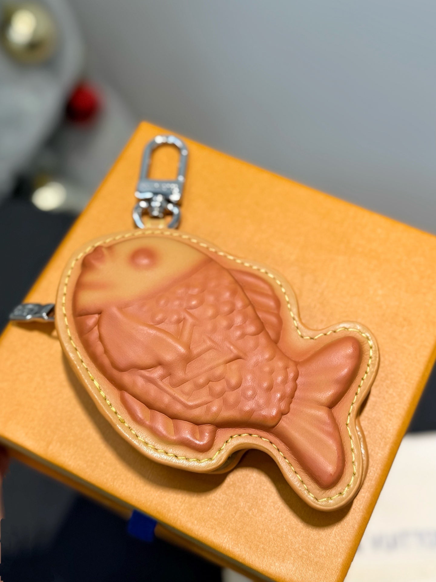 Taiyaki fish bag charm