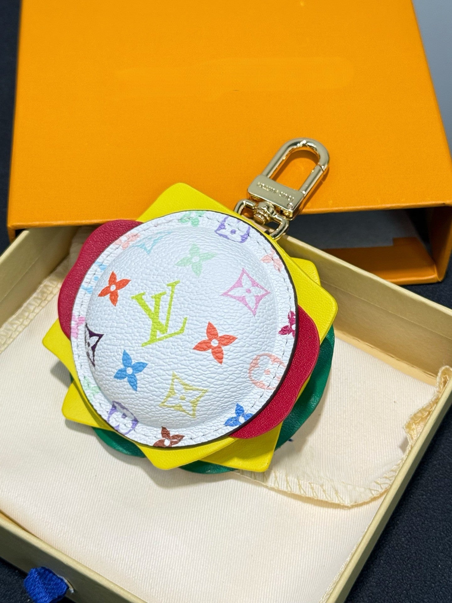 Hamburger Bag Charm