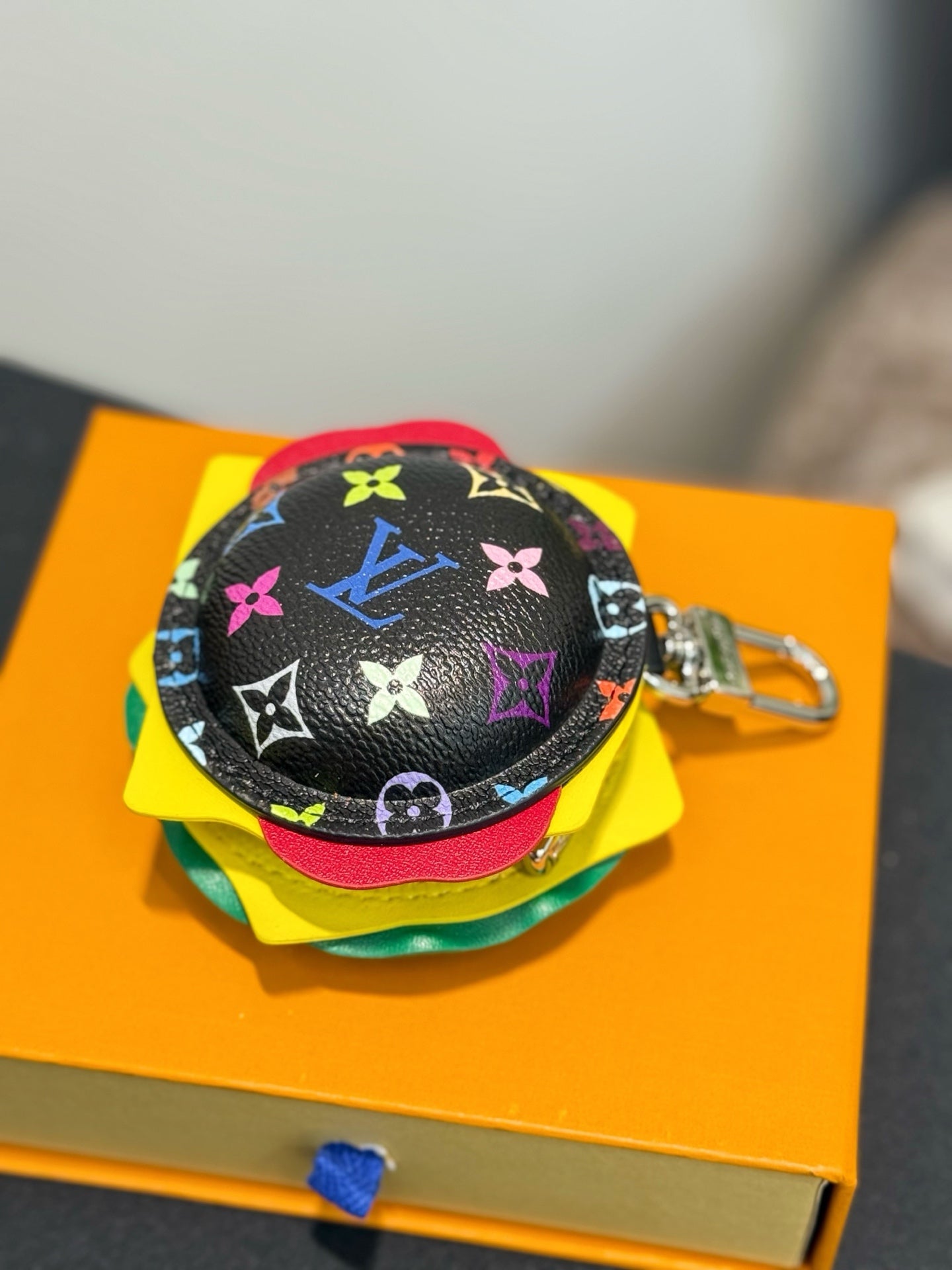Hamburger Bag Charm
