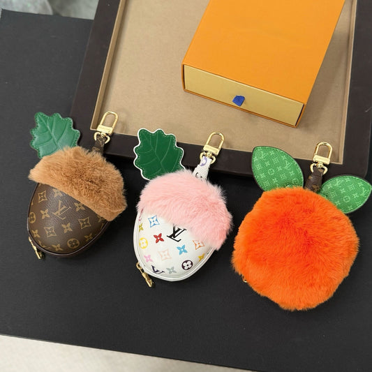 Acorn bag charm