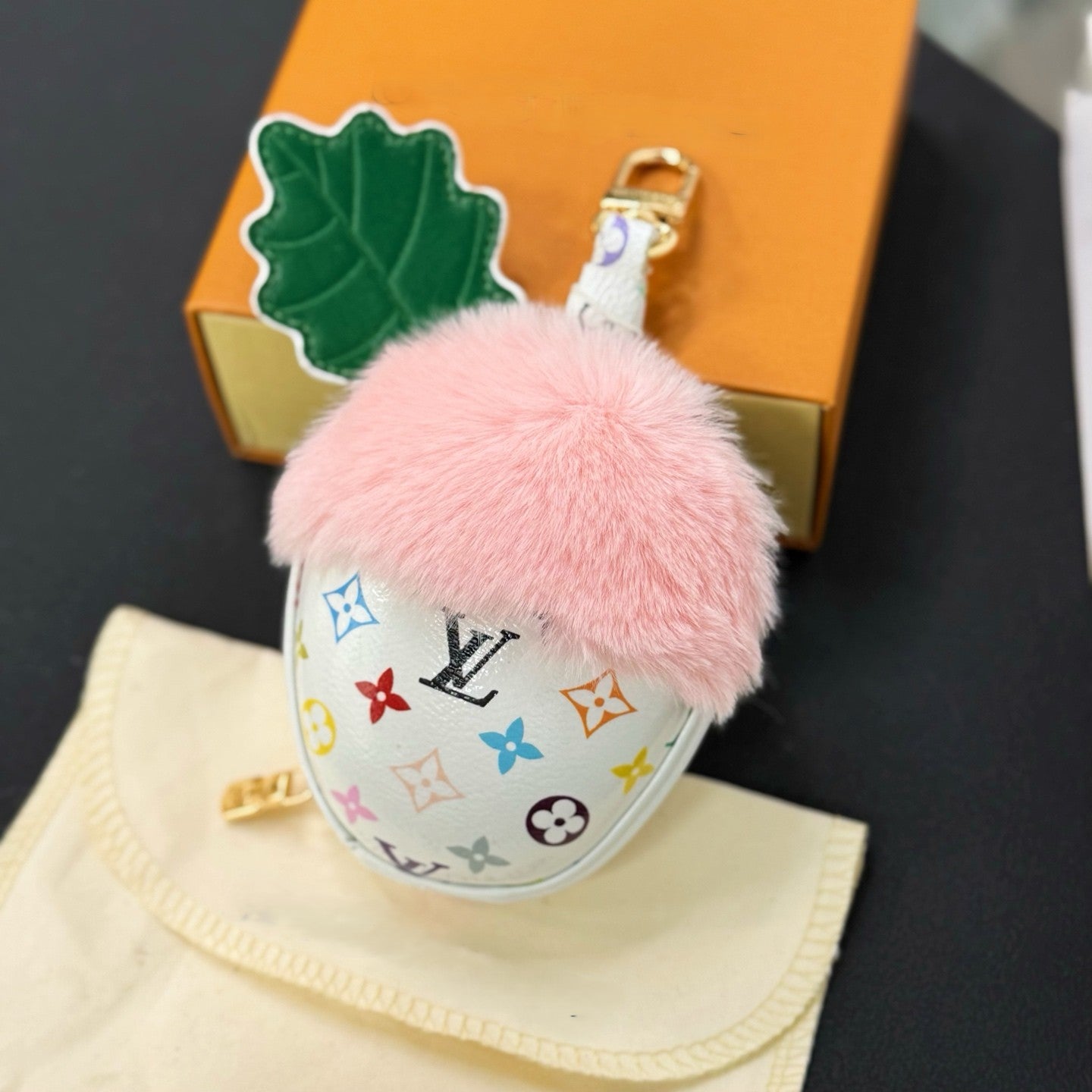 Acorn bag charm