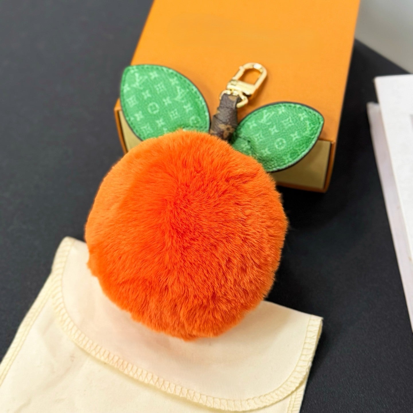 Acorn bag charm