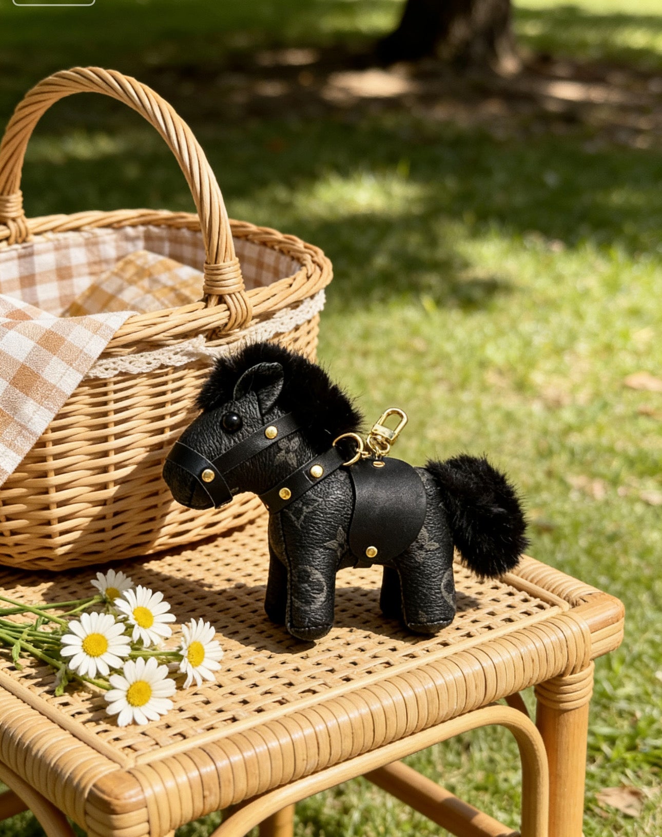 Pony bag charm