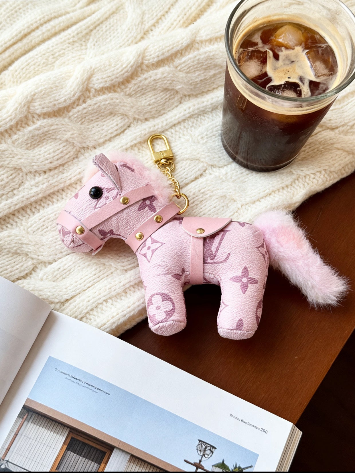Pony bag charm