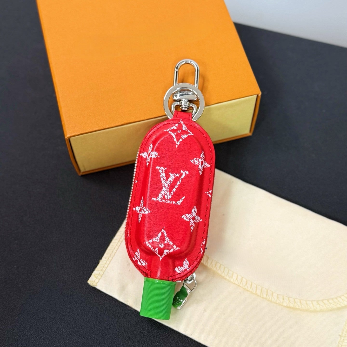 Spicy chili sauce bag charm