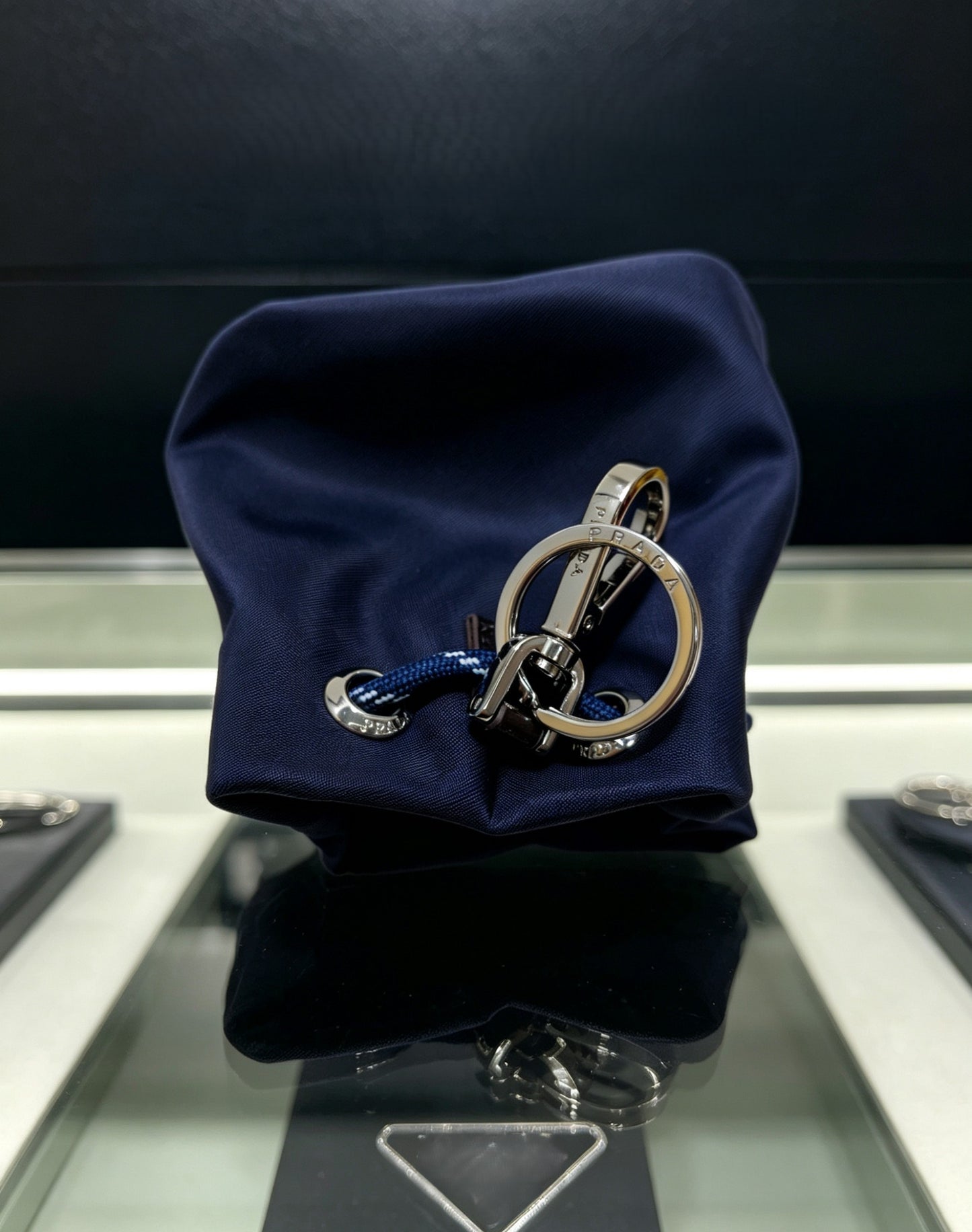 Mini Nylon Bucket Bag Charm Airpodscase