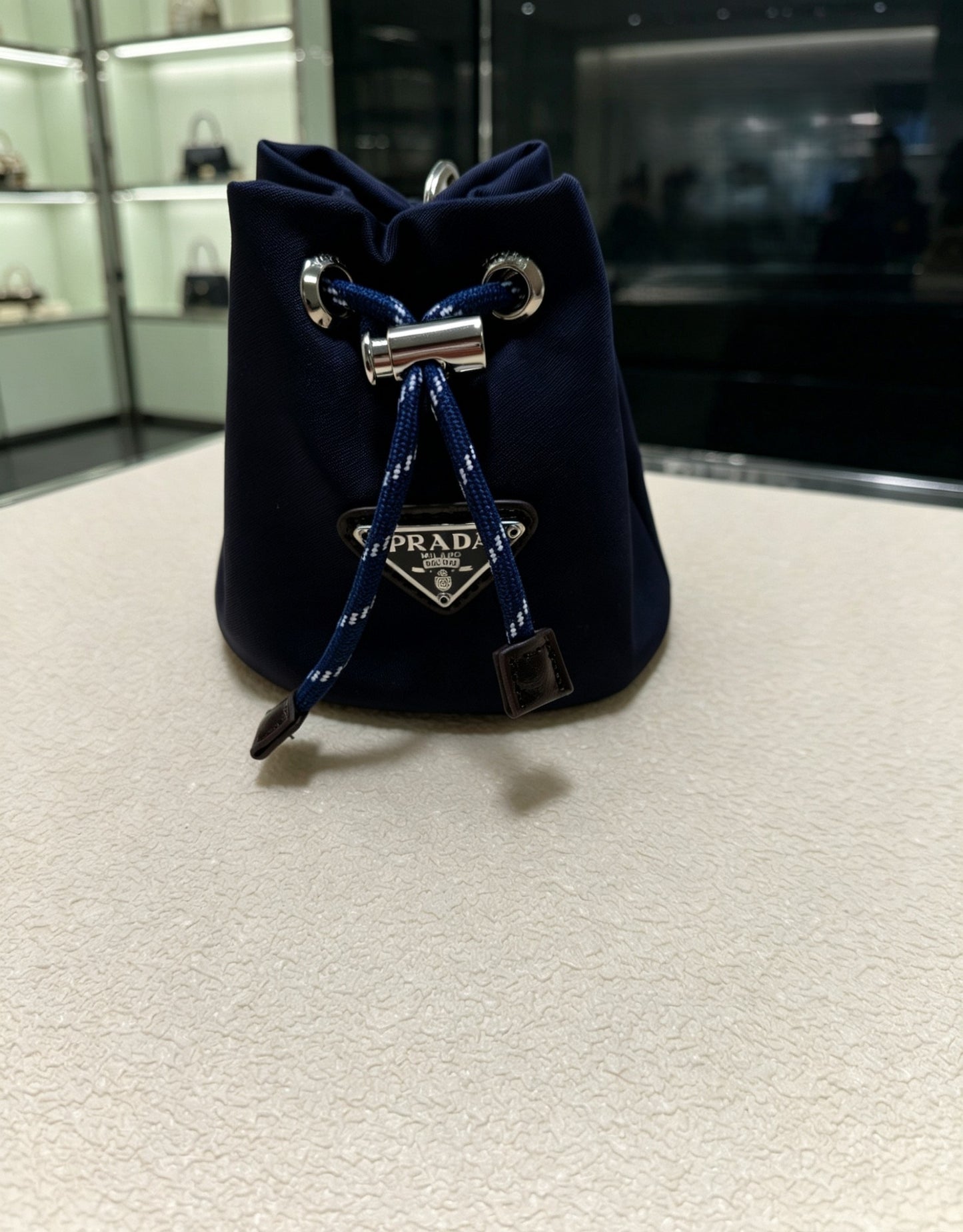 Mini Nylon Bucket Bag Charm Airpodscase