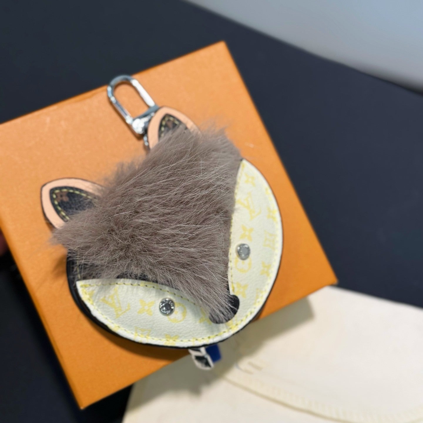 Fox head bag charm airpods case