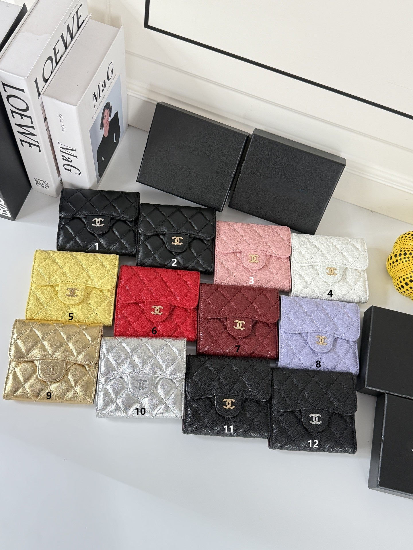 Quilted Tri-fold Wallet