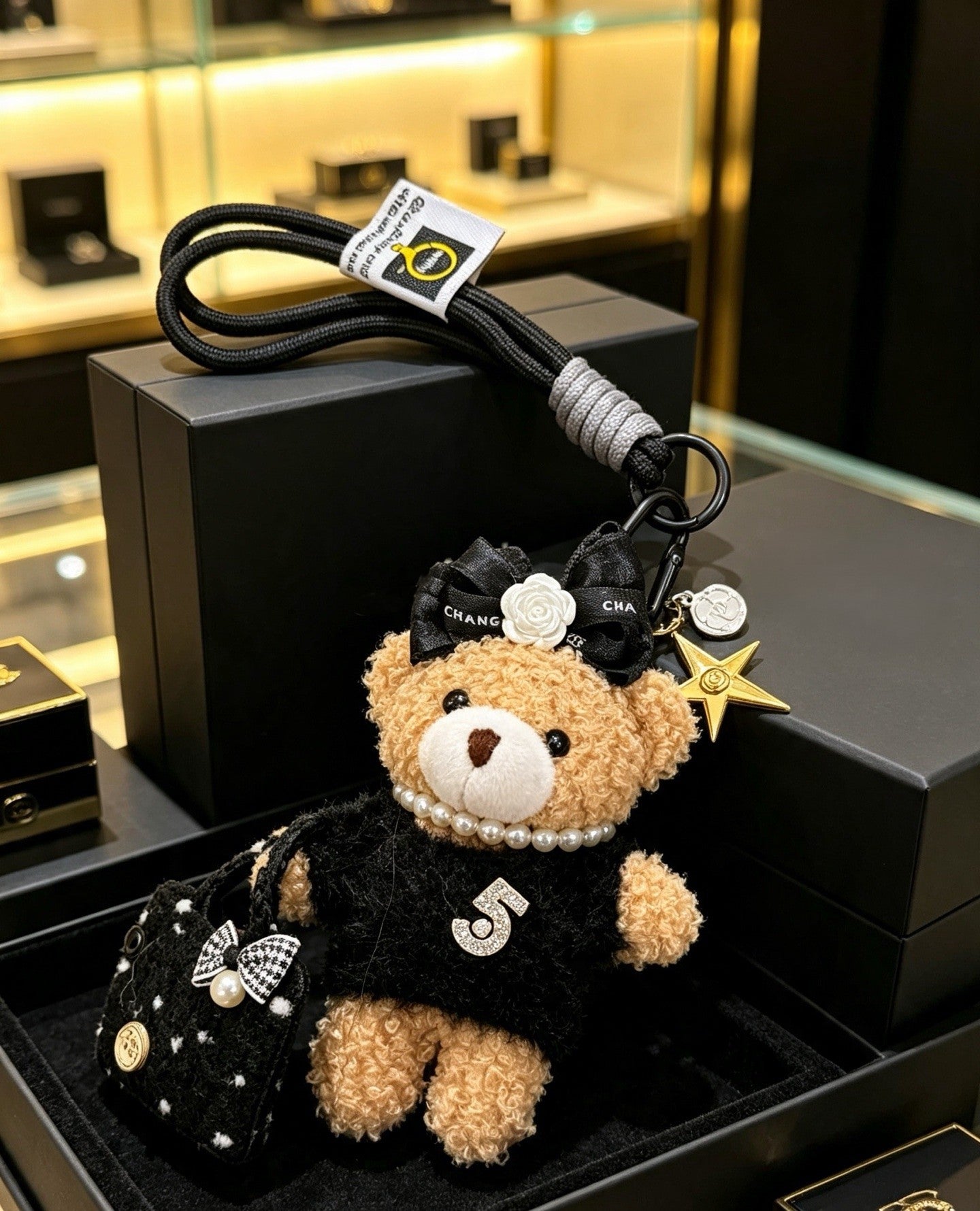CC Bear bag charm