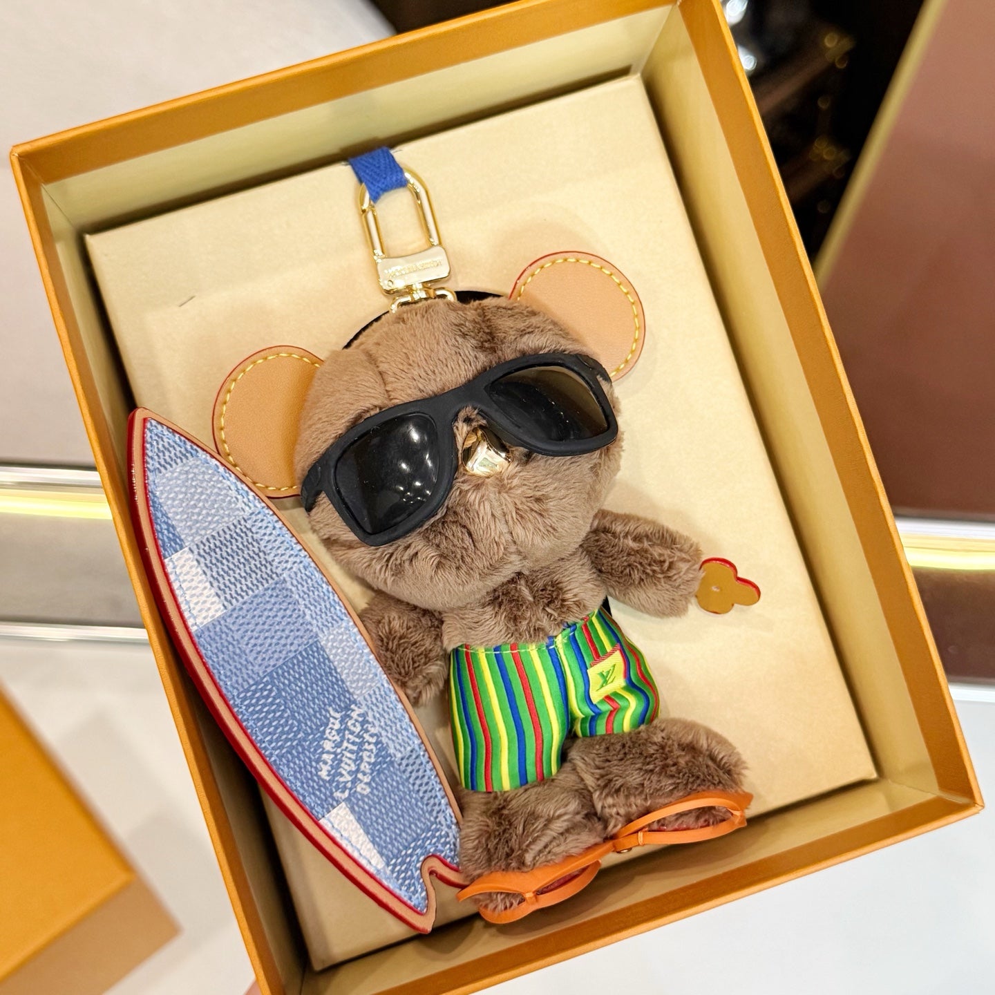 Bear dull bag charm