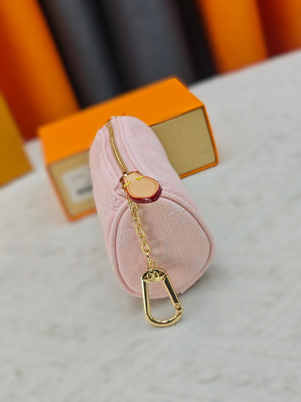 Medium Colorful Denim Speedy
