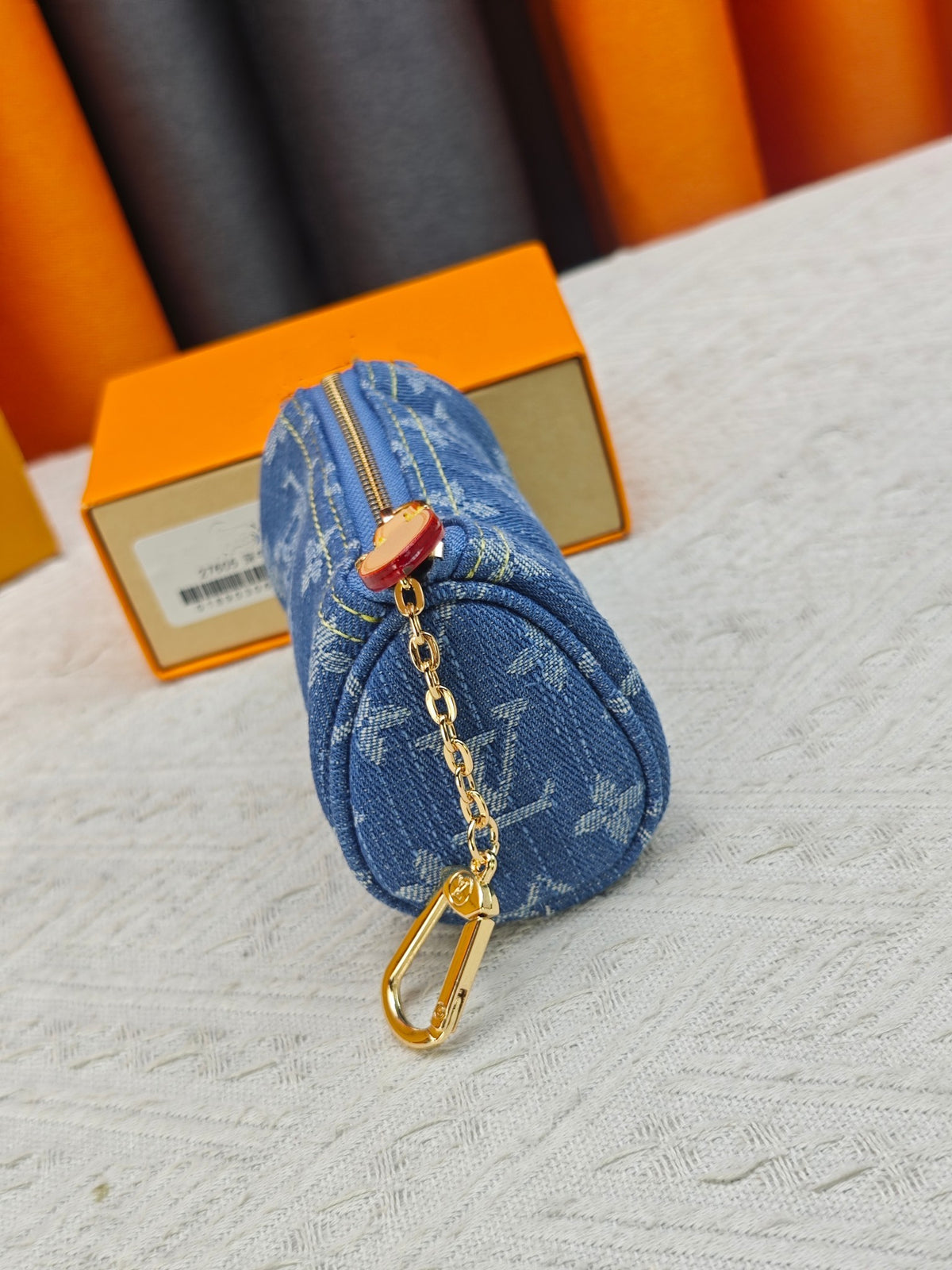 Medium Colorful Denim Speedy