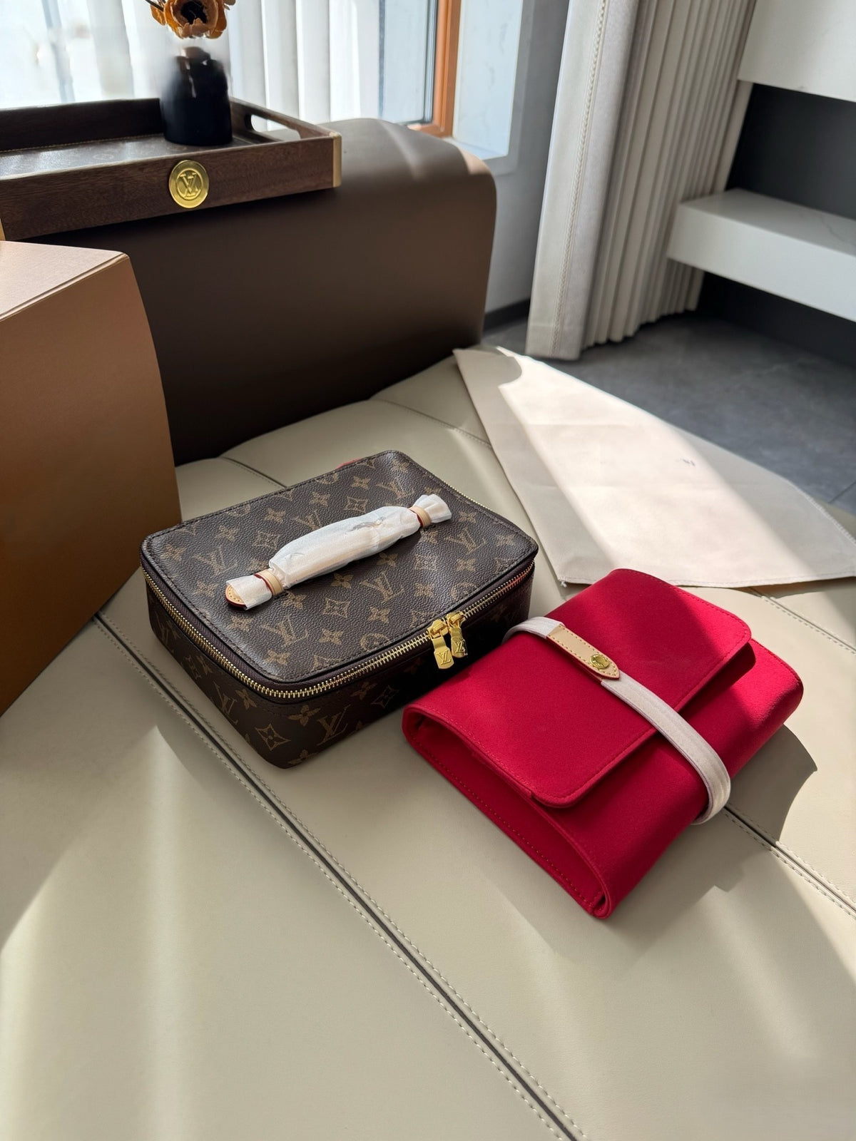 Portable Travel Organizer / Jewelry Organizer Bag