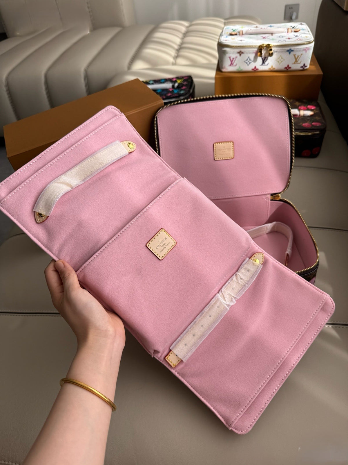 Portable Travel Organizer / Jewelry Organizer Bag