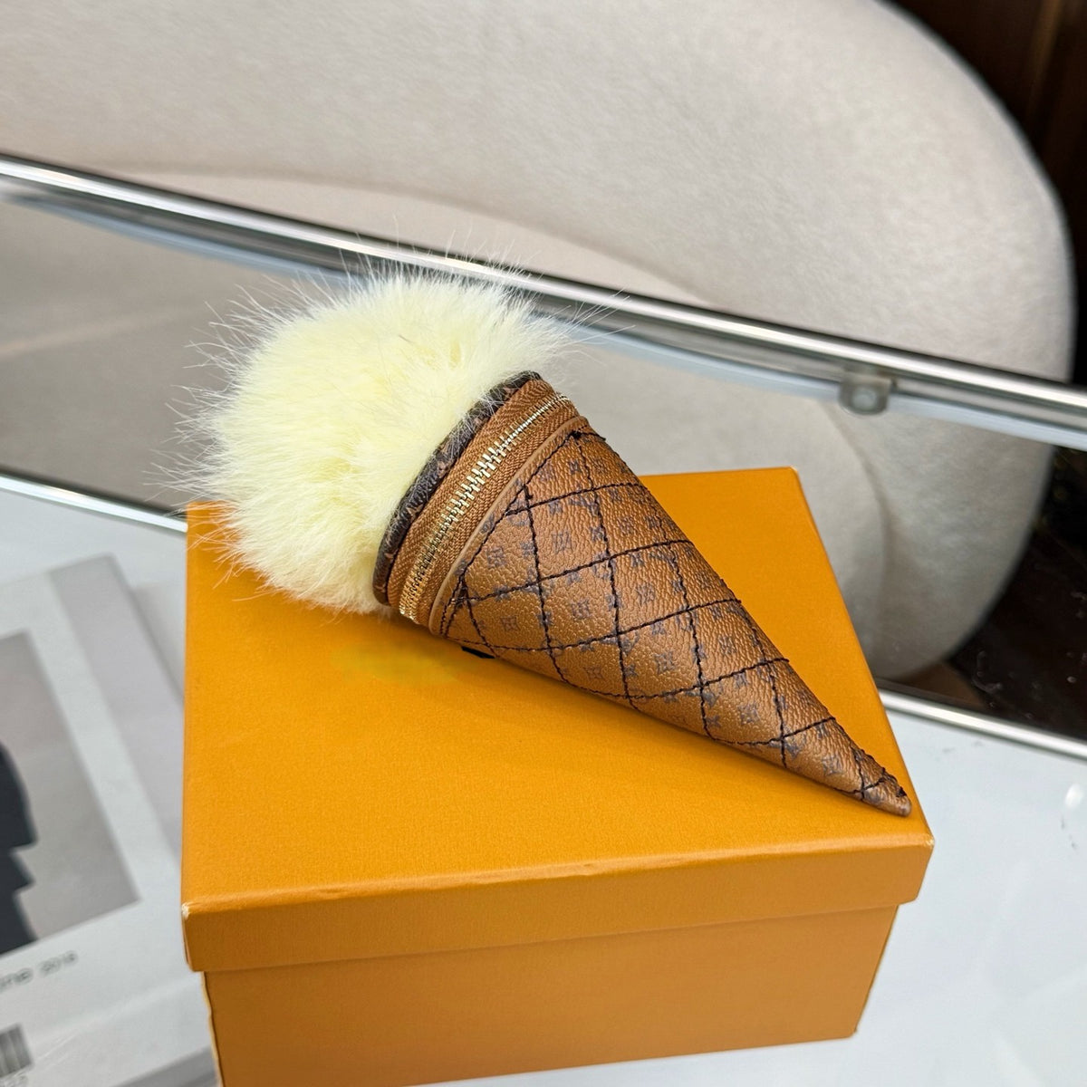 Icecream charm keychin
