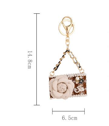 Mini  Bags-Camellia Bag Key Chain Bag Charm(CAN‘T OPEN)