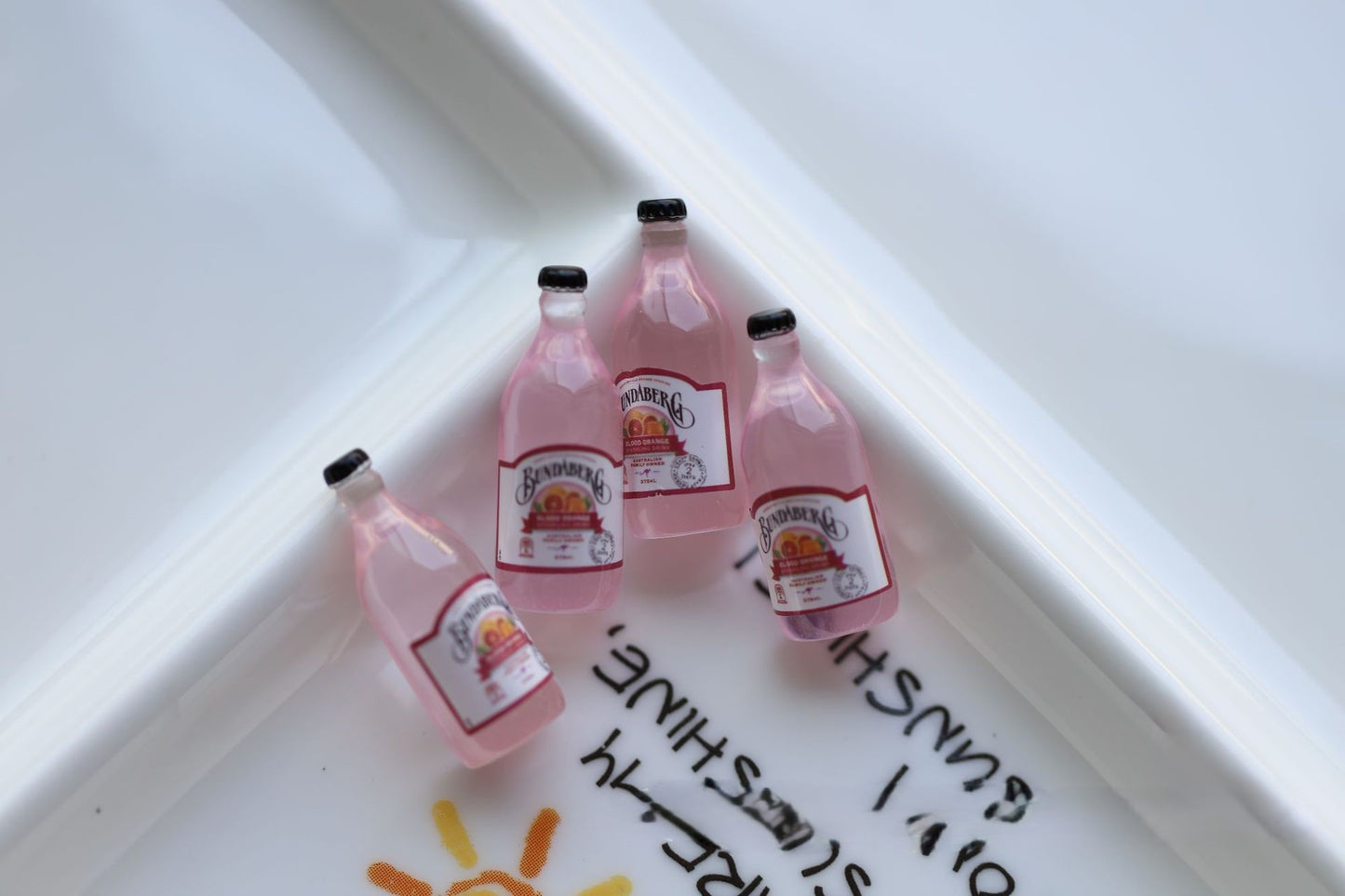 Mini Diy Simulation Bundaberg Bottle Drinks Charms(CANT DRINK)